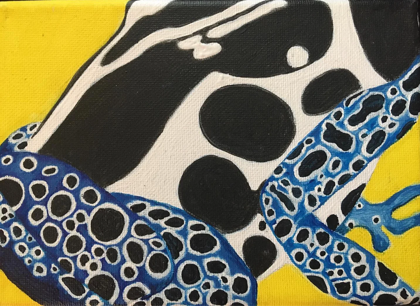 Dart Frog, an acrylic painting by Anastasia